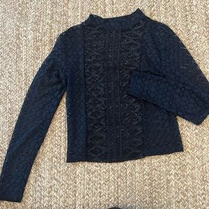 Zara lace turtleneck